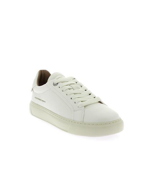 Soho Man sneakers da uomo in pelle  bianca ALEXANDER SMITH | ASBBSOM3660WHTX